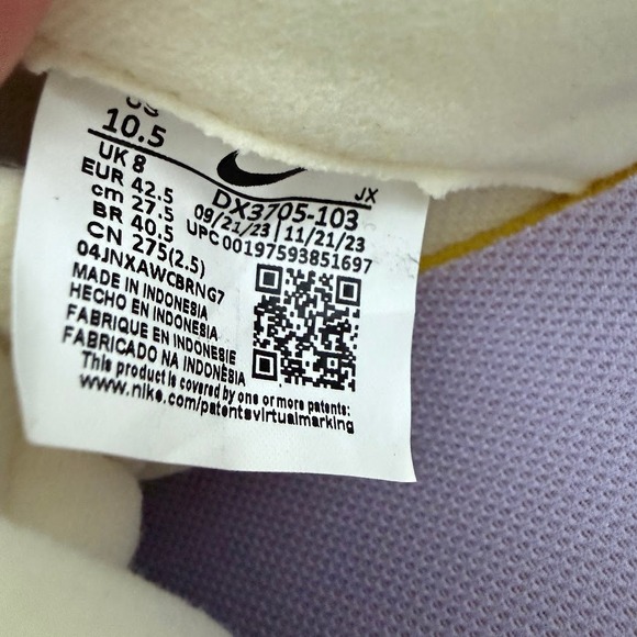 Nike Air Max INTRLK Sail  Lavender NEW Women's Casual Athletic Shoes Size 10.5 - Picture 8 of 8